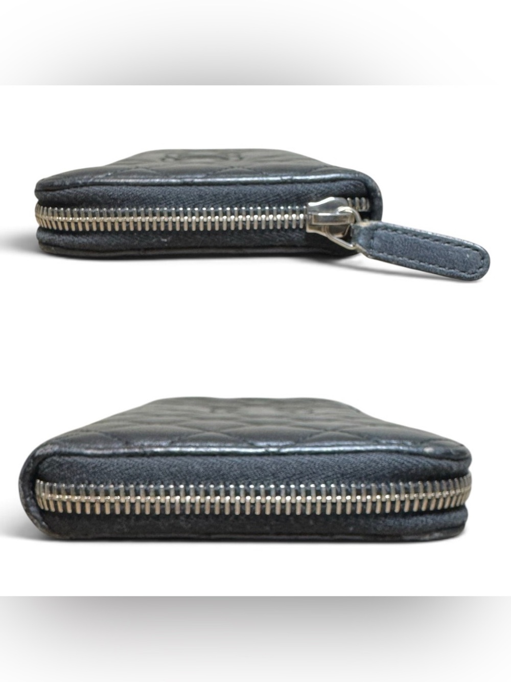 Chanel Matelassé Lambskin Leather Long Wallet Black - Picture 6 of 16